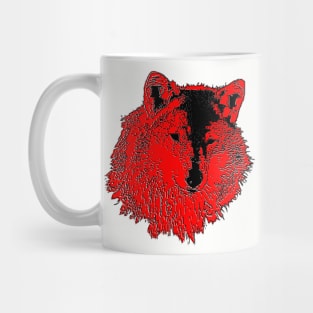 Wild Head Wolf wolv wolves Mug